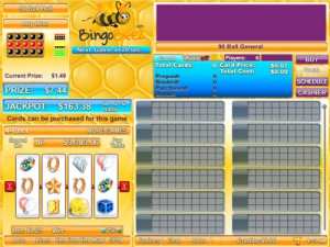 Bingo Beez Game Screen